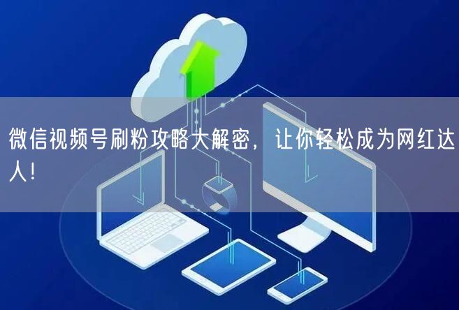 微信视频号刷粉攻略大解密,让你轻松成为网红达人!