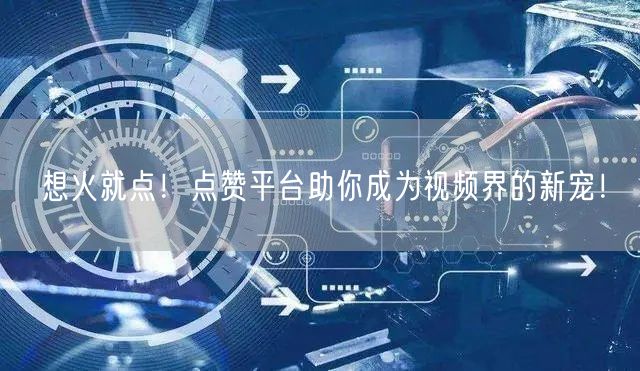 想火就点!点赞平台助你成为视频界的新宠!